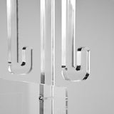 Ricambi n.2 Bacchette per Porta Shampoo in Plexiglass (Vaschette con Viti)