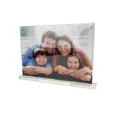 Portafoto Da Tavolo in Plexiglass | Cornice Acrilica Porta Foto Magnetica con Base| Idea Regalo|