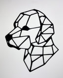 Animale geometrico decorazione muro – Cane - Ikona Materie Plastiche